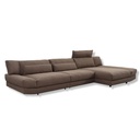 ES Brand Ecksofa Lounge in Stoff 18 601 mammut