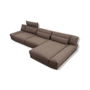 ES Brand Ecksofa Lounge in Stoff 18 601 mammut