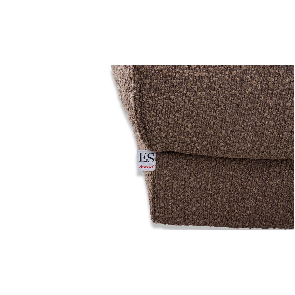ES Brand Ecksofa Lounge in Stoff 18 601 mammut