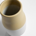 Danish Lemonite NOVI Vase ceramic yellow