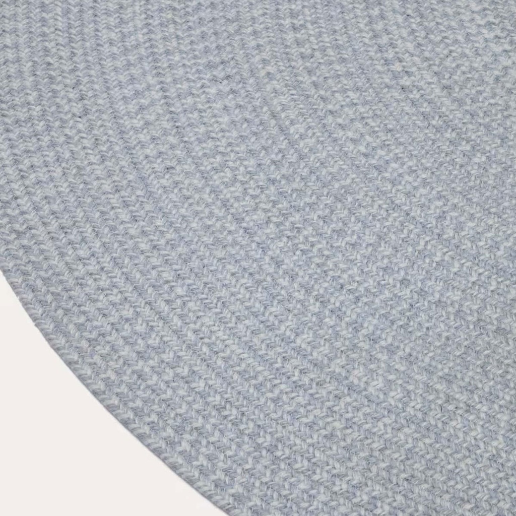 Danish Lemonite Teppich Portopi rund grau - Größe Ø150cm