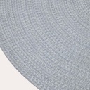 Danish Lemonite Teppich Portopi rund grau - Größe Ø150cm