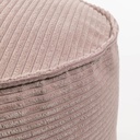 Danish Lemonite Wilma großer Pouf breiter Cord rosa Ø 70 cm