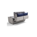 Dienne Salotti Schlafsofa Oslo in Stoff Ornellaia grau