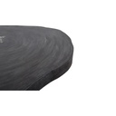 Iccoon Couchtisch Rock 110 Ø  Steinoptik anthrazit