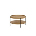 MCA Furniture -  Couchtisch Arenal Ø80cm Eiche rund