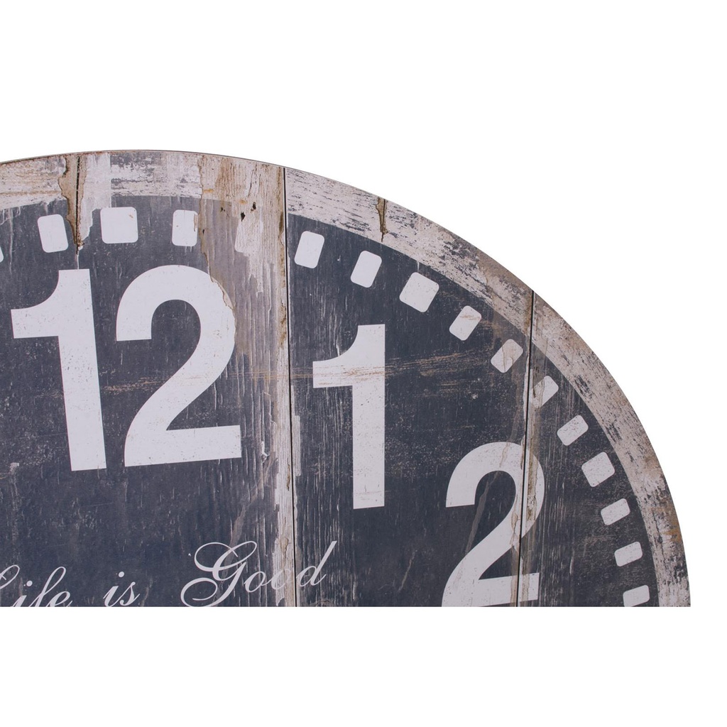 Studio M Uhr AT THE BEACH in grau-blau rund Ø 60cm