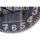 Studio M Uhr AT THE BEACH in grau-blau rund Ø 60cm