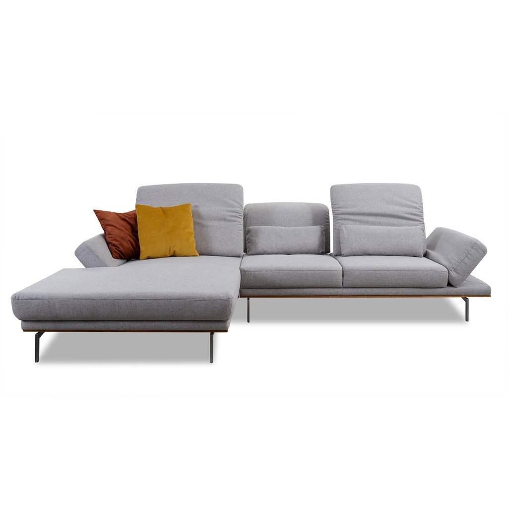 Candy Ecksofa MALLOW in Stoff Mono konfigurierbar