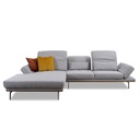 Candy Ecksofa MALLOW in Stoff Mono konfigurierbar