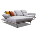 Candy Ecksofa MALLOW in Stoff Mono konfigurierbar