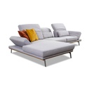 Candy Ecksofa MALLOW in Stoff Mono konfigurierbar