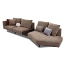 Saloni Sofa Loft in Stoff Kombi 12