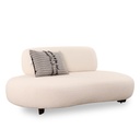 Saloni Sofa Bon Bon in Stoff Hoppi wollweiß