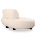 Saloni Sofa Bon Bon in Stoff Hoppi wollweiß