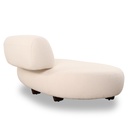 Saloni Sofa Bon Bon in Stoff Hoppi wollweiß