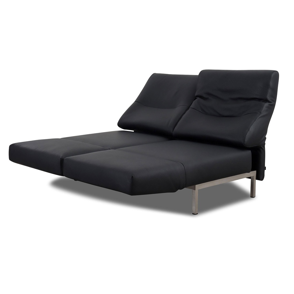 Signet Sofa CHIMBA in Leder schwarz