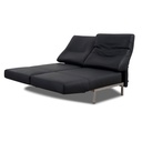 Signet Sofa CHIMBA in Leder schwarz