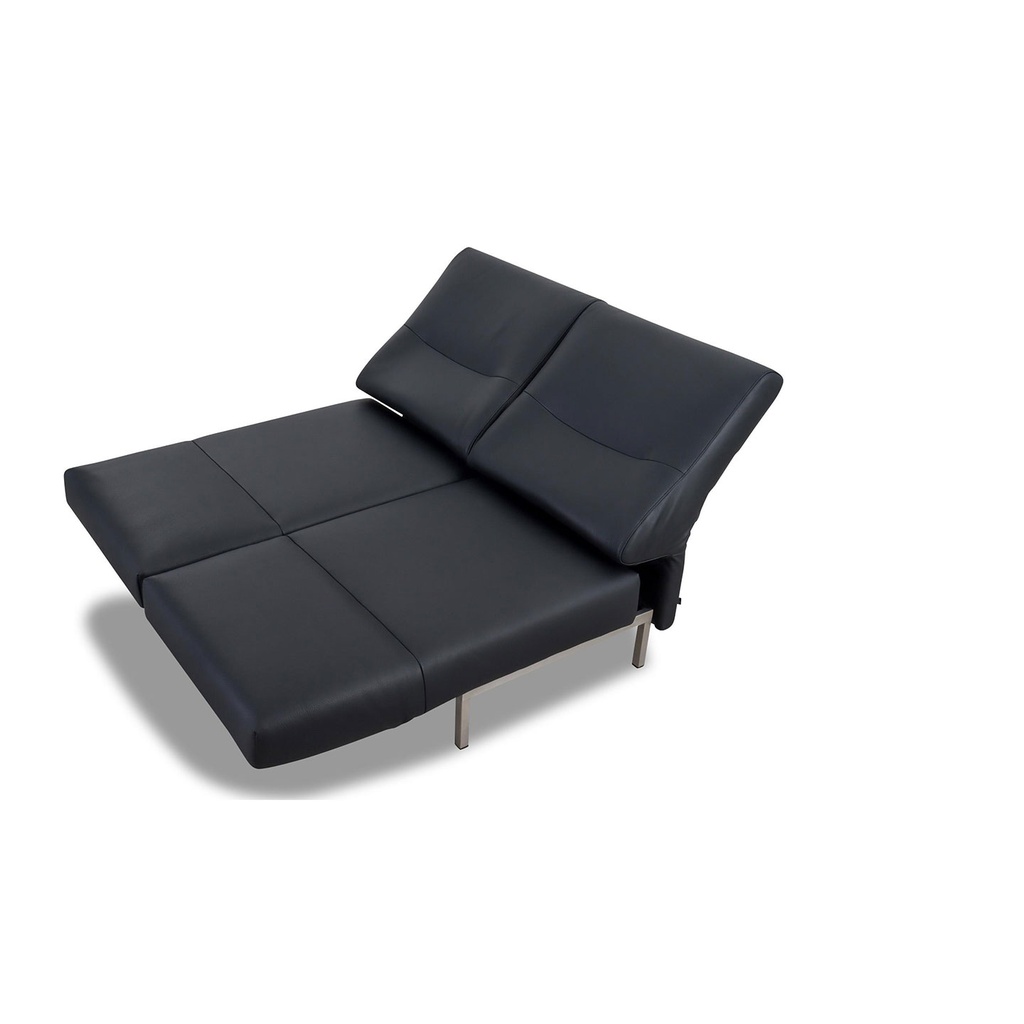 Signet Sofa CHIMBA in Leder schwarz