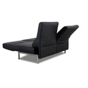 Signet Sofa CHIMBA in Leder schwarz
