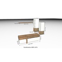 Venjakob Wohnwand, Lowboard, Regal, Highboard Albero AB05