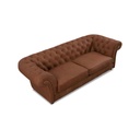 Softform Sofa Chester in Leder Rancho cognac