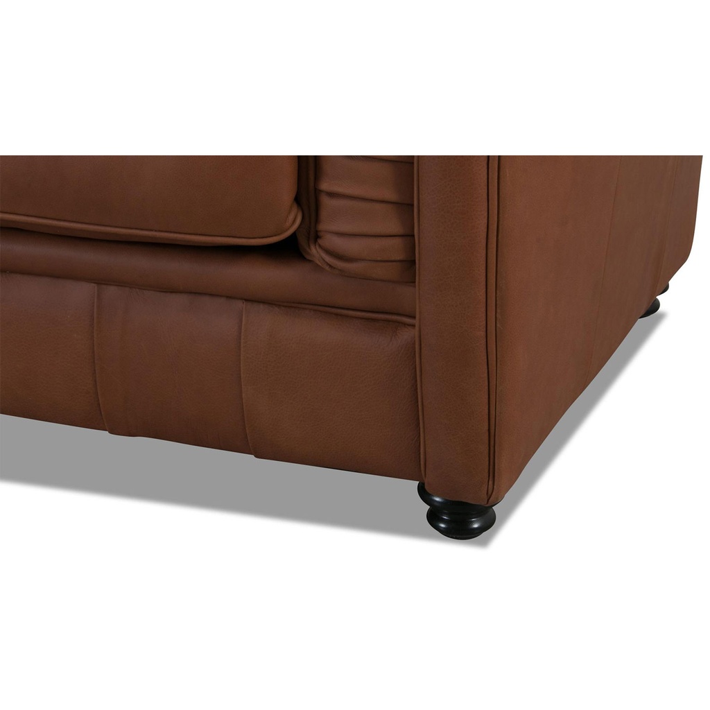 Softform Sofa Chester in Leder Rancho cognac