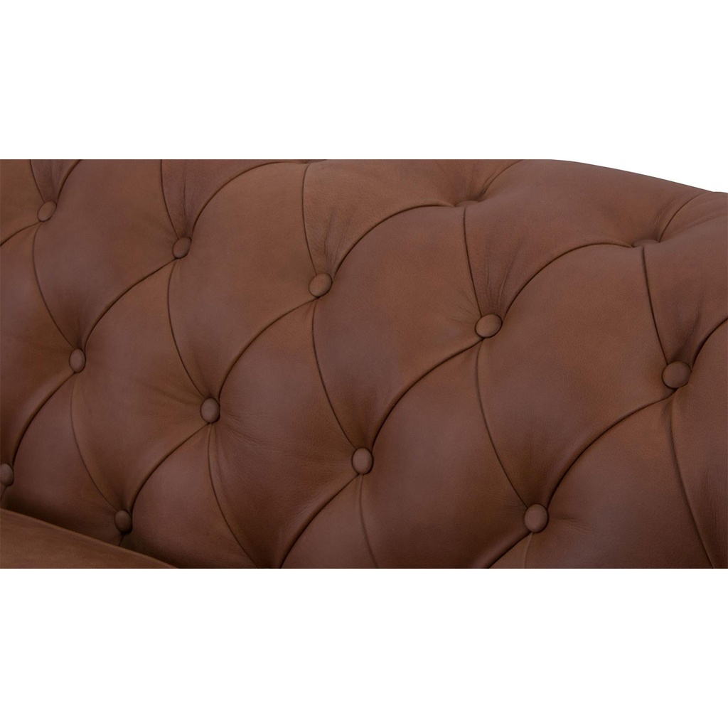 Softform Sofa Chester in Leder Rancho cognac