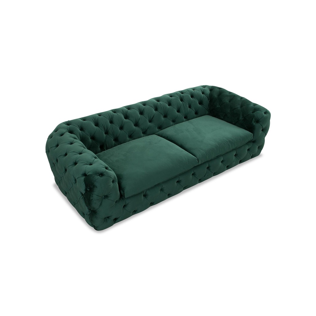 Softform Sofa Chester Pluto in Stoff Amsterdam dunkelgrün