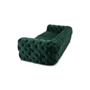 Softform Sofa Chester Pluto in Stoff Amsterdam dunkelgrün
