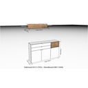 Venjakob Hängeelement, Lowboard, Paneel, Vitrine Andiamo Home AH30