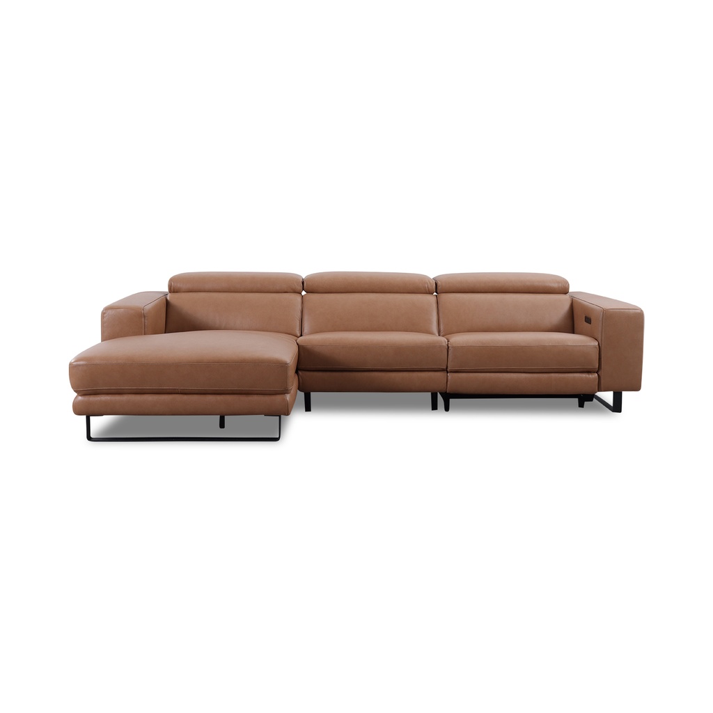 Sitzdesign Ecksofa KM6177 in Leder Pure in tan