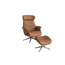 Flexlux Sessel CLEMENT in Leder Nature