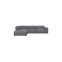 Flexlux Ecksofa Lucera in Stoff Bormio