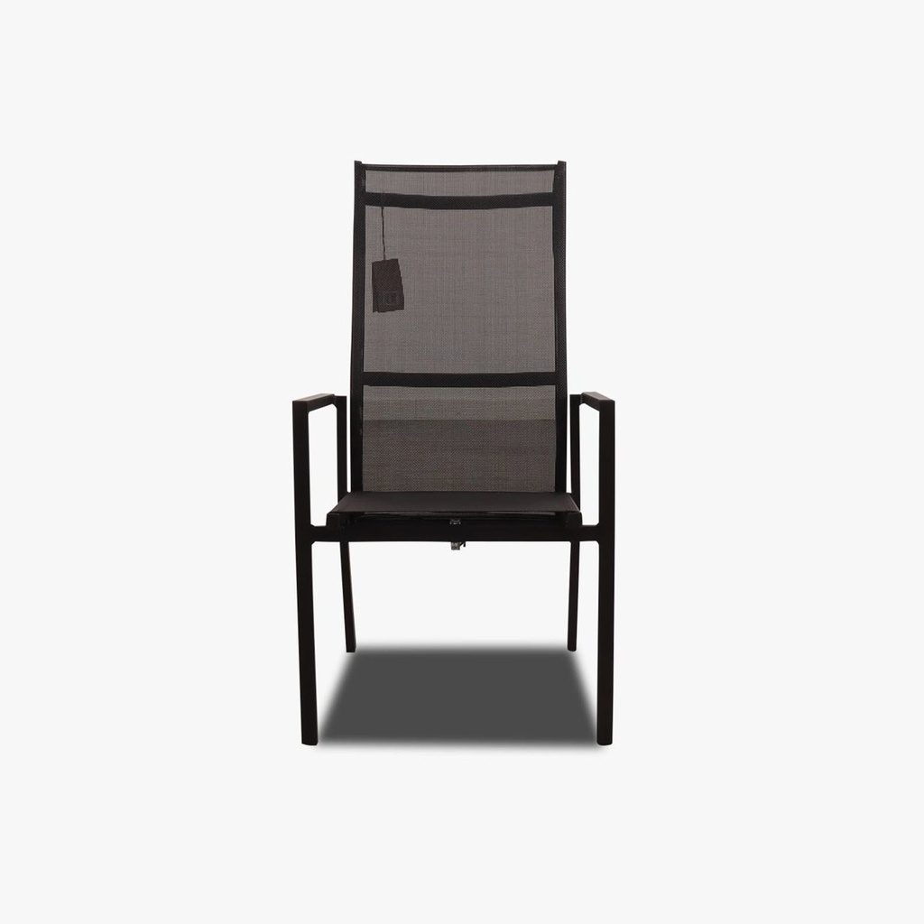 [92260416] Brafab Outdoor Positionsstuhl AVANTI Aluminium schwarz