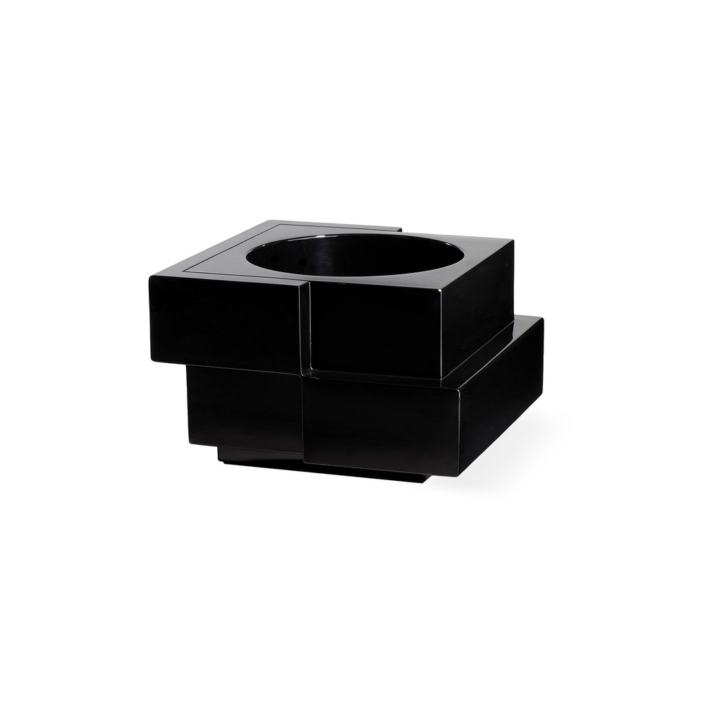 [SD-CUY-046] Slide Design Blumentopf Cubic Yo 72x72cm in jet black