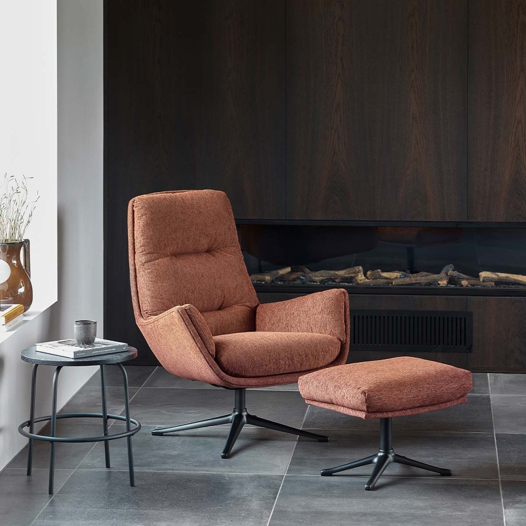Flexlux Sessel MORO in Leder Nature