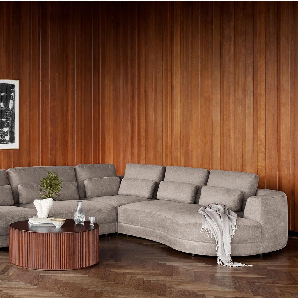 Flexlux Ecksofa Petrone in Stoff Copparo konfigurierbar
